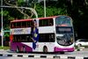 Thumbnail: SBS3224C — A Volvo B9TL (Wright Eclipse Gemini II) double-deck bus, pictured carrying a Goldheart advertisement, serving commuters on service 117M under current bus operator SBS Transit in July 2026.