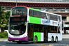 Thumbnail: SBS3335R — A Volvo B9TL (Wright) double-deck bus serving commuters on service 143 under current bus operator Tower Transit Singapore in December 2016.