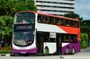 Thumbnail: SBS3357C — A Volvo B9TL (Wright) double-deck bus serving commuters on service 143 under current bus operator Tower Transit Singapore in June 2016.