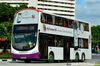 Thumbnail: SBS3421A — A Volvo B9TL (Wright) double-deck bus, pictured carrying a MyTransport.sg advertisement, serving commuters on service 334 under current bus operator Tower Transit Singapore in June 2016.