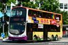 Thumbnail: SBS3431X — A Volvo B9TL (Wright) double-deck bus, pictured carrying a BSEP is 3 advertisement, serving commuters on service 143 under current bus operator Tower Transit Singapore in June 2016.