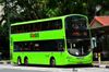 Thumbnail: SBS3439A — A Volvo B9TL (Wright) double-deck bus serving commuters on service 43 under current bus operator Go-Ahead Singapore in May 2019.