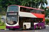 Thumbnail: SBS3500E — A Volvo B9TL (Wright) double-deck bus serving commuters on service 136 under current bus operator Go-Ahead Singapore in September 2016.