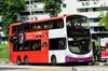 Thumbnail: SBS3847E — A Volvo B9TL (Wright Eclipse Gemini II) double-deck bus, pictured carrying a Sony Mirrorless Camera advertisement, serving commuters on service 21 under current bus operator SBS Transit in May 2017.
