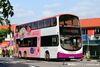 Thumbnail: SBS3916P — A Volvo B9TL (Wright) double-deck bus, pictured carrying a Speak Mandarin Campaign advertisement, serving commuters on service 65 under current bus operator Go-Ahead Singapore in July 2026.