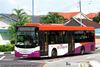 Thumbnail: SBS5233M — A Scania K230UB (Euro V) single-deck bus serving commuters on service 317 under current bus operator SBS Transit.