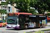 Thumbnail: SBS6627D — A Mercedes-Benz Citaro single-deck bus serving commuters on service 55 under current bus operator SBS Transit in August 2013.