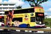 Thumbnail: SBS7301L — Historical archive of a Volvo B9TL (ComfortDelgro Engineering) double-deck bus, pictured carrying a DoDo Fishballs advertisement, operating on service 21 under SBS Transit. Photographed in July 2011, buses of this model type have since been completely retired from passenger service.