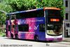 Thumbnail: SBS7302J — Historical archive of a Volvo B9TL (ComfortDelgro Engineering) double-deck bus, pictured carrying a National Library Board advertisement, operating on service 21 under SBS Transit. Photographed in May 2009, buses of this model type have since been completely retired from passenger service.