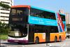Thumbnail: SBS7304D — Historical archive of a Volvo B9TL (ComfortDelgro Engineering) double-deck bus, pictured carrying a NTUC Club advertisement, operating on service 21 under SBS Transit. Photographed in November 2012, buses of this model type have since been completely retired from passenger service.