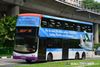 Thumbnail: SBS7311H — Historical archive of a Volvo B9TL (ComfortDelgro Engineering) double-deck bus, pictured carrying a Cathay Pacific Airways &amp; Dragon Air advertisement, operating on service 198 under SBS Transit. Photographed in November 2013, buses of this model type have since been completely retired from passenger service.
