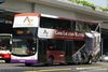Thumbnail: SBS7313C — Historical archive of a Volvo B9TL (ComfortDelgro Engineering) double-deck bus, pictured carrying a AZ @ Paya Lebar advertisement, operating on service 151 under SBS Transit. Photographed in June 2014, buses of this model type have since been completely retired from passenger service.