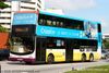 Thumbnail: SBS7317S — Historical archive of a Volvo B9TL (ComfortDelgro Engineering) double-deck bus, pictured carrying a Crizal UV lens advertisement, operating on service 21 under SBS Transit. Photographed in April 2012, buses of this model type have since been completely retired from passenger service.