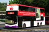 Thumbnail: SBS7323Z — Historical archive of a Volvo B9TL (ComfortDelgro Engineering) double-deck bus, pictured carrying a OCBC Bank advertisement, operating on service 198 under SBS Transit. Buses of this model type have since been completely retired from passenger service.