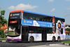Thumbnail: SBS7330C — Historical archive of a Volvo B9TL (ComfortDelgro Engineering) double-deck bus, pictured carrying a Sapporo advertisement, operating on service 147 under SBS Transit. Buses of this model type have since been completely retired from passenger service.