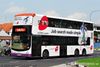 Thumbnail: SBS7336L — Historical archive of a Volvo B9TL (ComfortDelgro Engineering) double-deck bus, pictured carrying a ST701.com advertisement, operating on service 147A under SBS Transit. Buses of this model type have since been completely retired from passenger service.