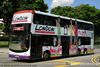 Thumbnail: SBS7387P — Historical archive of a Volvo B9TL (ComfortDelgro Engineering) double-deck bus, pictured carrying a London Weight Management advertisement, operating on service 166 under SBS Transit. Buses of this model type have since been completely retired from passenger service.