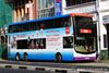 Thumbnail: SBS7407R — Historical archive of a Volvo B9TL (ComfortDelgro Engineering) double-deck bus, pictured carrying a KDK advertisement, operating on service 14 under SBS Transit. Photographed in October 2011, buses of this model type have since been completely retired from passenger service.