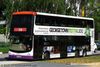 Thumbnail: SBS7408M — Historical archive of a Volvo B9TL (ComfortDelgro Engineering) double-deck bus, pictured carrying a Georgetown Festival 2011 advertisement, operating on service 14 under SBS Transit. Buses of this model type have since been completely retired from passenger service.