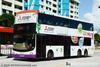 Thumbnail: SBS7466U — Historical archive of a Volvo B9TL (ComfortDelgro Engineering) double-deck bus, pictured carrying a Mitsubishi Electric: Starmex advertisement, operating on service 7 under SBS Transit. Buses of this model type have since been completely retired from passenger service.
