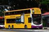 Thumbnail: SBS7536B — A Volvo B9TL (Wright Eclipse Gemini II) double-deck bus, pictured carrying a Maybank Kim Eng advertisement, serving commuters on service 30 under current bus operator SBS Transit in August 2014.