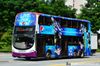 Thumbnail: SBS7576K — A Volvo B9TL (Wright Eclipse Gemini II) double-deck bus, pictured carrying a Pepsi advertisement, serving commuters on service 174 under current bus operator SBS Transit in July 2014.