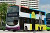 Thumbnail: SBS7707A — A Volvo B9TL (Wright Eclipse Gemini II) double-deck bus, pictured carrying a Singapore Kindness Movement advertisement, serving commuters on service 51 under current bus operator SBS Transit in August 2017.