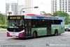 Thumbnail: SBS8001X — Historical archive of a Sunlong SLK6121UF14H (Hybrid) single-deck demonstrator bus operating on service 502A. This demonstrator vehicle has since been retired from public bus service following the conclusion of its trial or service lifespan.