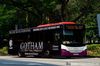 Thumbnail: SBS8702G — A Scania K230UB (Euro V) single-deck bus, pictured carrying a Gotham advertisement, serving commuters on service 147 under current bus operator SBS Transit in September 2014.