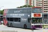 Thumbnail: SBS9385G — Historical archive of a Volvo Olympian (3-Axle) double-deck bus operating on service 196 under SBS Transit. Photographed in August 2013, buses of this model type have since been completely retired from passenger service.