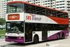 Thumbnail: SBS9663D — Historical archive of a Volvo Olympian (3-Axle) double-deck bus operating on service 87 under SBS Transit. Photographed in October 2007, buses of this model type have since been completely retired from passenger service.