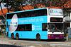 Thumbnail: SBS9683X — Historical archive of a Dennis Trident III (DM5000) double-deck bus operating on service 64 under SBS Transit. Buses of this model type have since been completely retired from passenger service.