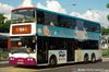 Thumbnail: SBS9800A — Historical archive of a Volvo B10TL Super Olympian double-deck bus, pictured carrying a Drypers advertisement, operating on service 154 under SBS Transit. Photographed in March 2009, buses of this model type have since been completely retired from passenger service.