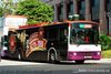 Thumbnail: SBS627T — Historical archive of a Volvo B10M Mark III single-deck bus, pictured carrying a Pastamania advertisement, operating on service 293 under SBS Transit. Buses of this model type have since been completely retired from passenger service.