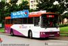 Thumbnail: SBS730C — Historical archive of a Volvo B10M Mark III single-deck bus, pictured carrying a Moove Skyliner advertisement, operating on service 21 under SBS Transit. Photographed in December 2007, buses of this model type have since been completely retired from passenger service.
