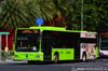 Thumbnail: SG1017J — A Mercedes-Benz O530 (Citaro) single-deck bus, pictured carrying a Pizza Hut advertisement, serving commuters on service 136 under current bus operator Go-Ahead Singapore in October 2017.