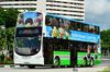 Thumbnail: SG5023P  — A Volvo B9TL (Wright) double-deck bus serving commuters on service 79 under current bus operator Tower Transit Singapore in June 2016.