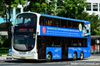 Thumbnail: SG5025J  — A Volvo B9TL (Wright) double-deck bus serving commuters on service 143 under current bus operator Tower Transit Singapore in June 2016.