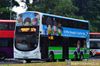 Thumbnail: SG5026G  — A Volvo B9TL (Wright) double-deck bus serving commuters on service 97e under current bus operator Tower Transit Singapore in June 2016.