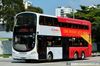 Thumbnail: SG5058P  — A Volvo B9TL (Wright) double-deck bus serving commuters on service 43 under current bus operator Go-Ahead Singapore in September 2016.