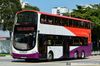 Thumbnail: SG5073U  — A Volvo B9TL (Wright) double-deck bus serving commuters on service 43M under current bus operator Go-Ahead Singapore in September 2016.