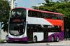 Thumbnail: SG5075P  — A Volvo B9TL (Wright) double-deck bus serving commuters on service 43 under current bus operator Go-Ahead Singapore in September 2016.