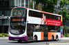Thumbnail: SG5316U — A Volvo B9TL (Wright Eclipse Gemini II) double-deck bus, pictured carrying a National Silver Academy advertisement, serving commuters on service 107 under current bus operator SBS Transit in February 2018.