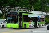 Thumbnail: SMB3001M — A MAN NL323F (A22) single-deck bus, pictured carrying a Happy Walker advertisement, serving commuters on service 77 under current bus operator Tower Transit Singapore in May 2021.