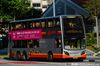 Thumbnail: SMB5077G — A Alexander Dennis Enviro500 MMC double-deck bus serving commuters on service 67 under current bus operator SMRT Buses in March 2019.