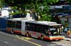 Thumbnail: SMB8026J — A MAN NG363F (A24) articulated (bendy) bus serving commuters on service 180 under current bus operator SMRT Buses in December 2015.