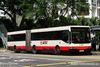 Thumbnail: TIB1001Z — Historical archive of a Mercedes-Benz O.405G (Hispano MK2) articulated (bendy) bus operating on service 857 under SMRT Buses. Buses of this model type have since been completely retired from passenger service.