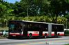 Thumbnail: TIB1025E — Historical archive of a Mercedes-Benz O.405G (Hispano Habit) articulated (bendy) bus operating on service 854 under SMRT Buses. Photographed in June 2014, buses of this model type have since been completely retired from passenger service.