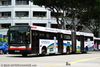Thumbnail: TIB1073R — Historical archive of a Mercedes-Benz O.405G (Hispano Habit) articulated (bendy) bus operating on service 960 under SMRT Buses. Buses of this model type have since been completely retired from passenger service.