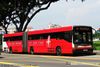 Thumbnail: TIB1075K — Historical archive of a Mercedes-Benz O.405G (Hispano Habit) articulated (bendy) bus operating on service 67 under SMRT Buses. Buses of this model type have since been completely retired from passenger service.